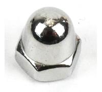 DAUMLINK® Tuerca ciega forma alta DIN 1587 - Acero inoxidable A2 (V2A) | Tuerca caperuza de protección | Similar UNI 5721 | Acabado seguro y estético | 25 unidades - varias medidas (M4)