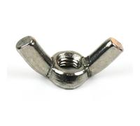 DAUMLINK® Tuerca mariposa de acero inoxidable A2 (V2A) | Tuerca de alas para apriete manual sin herramientas | Similar DIN 315 AF | Fijación rápida y reutilizable | 25 unidades - varias medidas (M6)