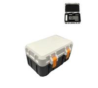 daunke Bolsa de almacenamiento para cámara DJI Osmo Action 5 Pro/4/3, material plástico, impermeable, protección contra arañazos, fácil de llevar, solo funda (estilo con parte superior blanca y parte