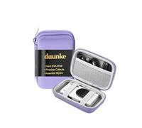 daunke Funda para cámara digital de alta calidad, de material EVA, resistente al agua y a los arañazos, portátil, compatible con Sony/Nikon/Canon/Samsung/Fujifilm - Solo funda, morado, Paquete