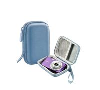daunke Funda para cámara digital de alta calidad, de material EVA, resistente al agua y a los arañazos, portátil, compatible con Sony/Nikon/Canon/Samsung/Fujifilm - Solo funda, azul celeste, Paquete