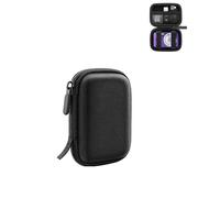 daunke Funda para cámara digital de alta calidad, de material EVA, resistente al agua y a los arañazos, portátil, compatible con Sony/Nikon/Canon/Samsung/Fujifilm - Solo funda, negro1, Paquete