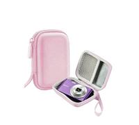 daunke Funda para cámara digital de alta calidad, de material EVA, resistente al agua y a los arañazos, portátil, compatible con Sony/Nikon/Canon/Samsung/Fujifilm - Solo funda, Rosa melocotón