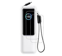 daunke Funda para portátil Anker Powerbank, 25000 mAh, 165 W, incluye dos láminas suaves, protección todo incluido, antichoques y arañazos, protección contra caídas, cómoda de sostener, ligera y