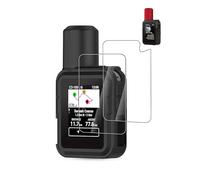 daunke Juego de 2 fundas protectoras de pantalla + funda de silicona para Garmin inReach Mini 3/Mini 3 Plus, antigolpes y vibraciones, color negro