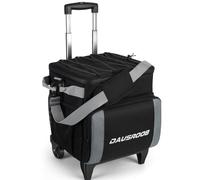 DAUSROOB Nevera con Ruedas Bolsa Térmica Hielera Aislado a Prueba de Fugas Enfriador Suave sobre Ruedas 48can/28 L Enfriador con Carrito Todo Terreno Bolsa de Almuerzo para Viajes comestibles& más