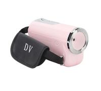 DAUZ Cámara de Vídeo para Niños, Cámara de Vlogging 16X Resistente a Caídas con Temporizador Automático para Grabación de Actividades Al Aire Libre (Pink)