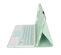 DAUZ Funda con Teclado para Tableta, Funda con Teclado para Tableta Antirrayas ABS para P11 Plus 2021 con Trackpad (Verde Claro)