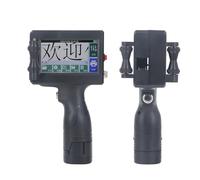 DAUZ Impresora de Inyección de Tinta Portátil, AC110-240V HD 4 Cup Impresora de Inyección de Tinta Portátil con de Impresión Ajustable para Uso Industrial (Enchufe de la UE)