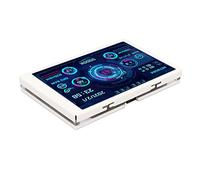 DAUZ Monitor de Temperatura de Computadora, Pantalla IPS de Apagado Automático de Temperatura de PC de 3,5 Pulgadas para Oficina (Conjunto Blanco)