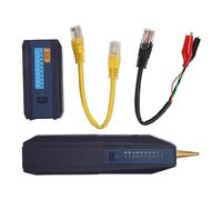 DAUZ Probador de Red RJ45, Probador de Cable Ethernet, Fácil Operación, Seguimiento de Señal Digital Ampliamente Utilizado, Prueba de Continuidad con Bolsa para Conmutador PoE