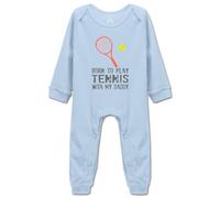 Davcielaora Body para bebé Born to Play Tennis with My Daddy, conjuntos para bebés, ropa para recién nacidos, H-azul, 3 meses