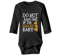 Davcielaora Ropa divertida para recién nacido, con texto en inglés «Do Not Kiss Me If Im Nacho», L-rosa, 3 meses