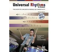 Dave dicenso universal rhythms for drumset drums book/cd +cd: The Keys to Unlock a World of Creativity
