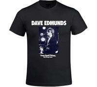 Dave Edmunds from Things The Best of Dave Edmunds Sport Mens T-Tshirts Camisetas y Tops Black Unisex tee(Small)