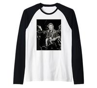 Dave Edmunds Rockpile Te Escucho Golpeando por Dick Barnatt Camiseta Manga Raglan