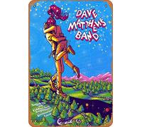 Dave Matthews - Póster 2019 de Greenwood Village, CO Fiddler's Green Retro Metal Tin Vintage Sign 12 x 8 pulgadas Decoración de pared