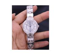 (Davena 32 mm) ¡¡¡OFERTA!!! Reloj Melissa Crystal para hombre y mujer, reloj de lujo con diamantes de