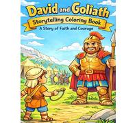 David and Goliath Storytelling Coloring Book: A Story of Faith and Courage - Christian Bible Stories and Faith Activities