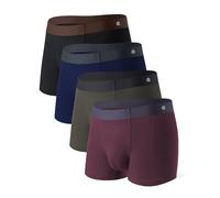 DAVID ARCHY - Boxers para hombre, ultrasuaves y cómodos, ropa interior en paquete de varias unidades, calzoncillos bóxer para hombre, S