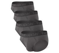 DAVID ARCHY Calzoncillos de bambú para Hombre con Ropa Interior abultada Fibra de bambú Transpirable Sin Costuras Cómodo,Pack de 4