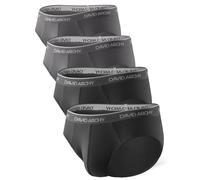 DAVID ARCHY Calzoncillos para Hombre Ropa Interior de Fibra de bambú con Bolsa Calzoncillos Ultra Suaves y Transpirables Pack de 4