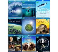 David Attenborough 9-Volume BBC Earth Blu-ray Collection: Blue Planet / Blue Planet II / Planet Earth / Planet Earth II / Life / Life Stories / Life Story / Frozen Planet / Africa