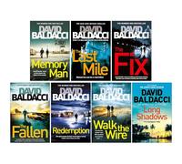 David Baldacci Amos Decker Series 5 Books Collection Set (Memory Man, The Last Mile, The Fix, The Fallen, Redemption)