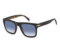 DAVID BECKHAM DB 7000/S Flat Gafas de Sol, Black Havana, 54 para Hombre