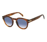 DAVID BECKHAM DB 7041/S Flat Gafas de Sol, Brown Havana, 49 para Hombre