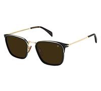 DAVID BECKHAM DB 7065/F/S Gafas de sol para hombre negras y doradas