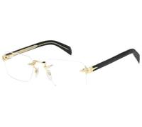 DAVID BECKHAM Hombre DB 7116 RHL Marcos de vista Metal Oro Cuadrada