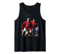 David Beckham Eric Cantona Goal Celebration Man United Football Camiseta sin Mangas