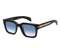 DAVID BECKHAM Gafas de Sol DB 7100/S BLACK GOLD/BLUE SHADED 52/21/145 hombre