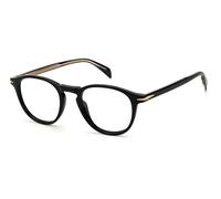 DAVID BECKHAM Hombre DAVID BECKHAM DB 1018 807 Monturas ópticas Acetato Negro Redonda