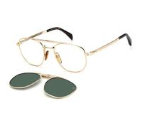 DAVID BECKHAM Hombre DAVID BECKHAM DB 1082/G/CS 06J/UC Gafas de sol Metal Oro Gris Geométrico Clip-on