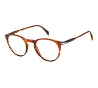 DAVID BECKHAM Hombre DAVID BECKHAM DB 1139 EX4 Monturas ópticas Acetato Bocina marrón Redonda