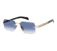 DAVID BECKHAM Hombre DAVID BECKHAM DB 7109/S RHL/08 Gafas de sol Metal Oro / Negro Azul Geométrico Sombreado