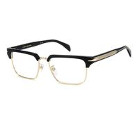 DAVID BECKHAM Hombre DAVID BECKHAM DB 7112 2M2 Monturas ópticas Metal Negro/Oro Cuadrada