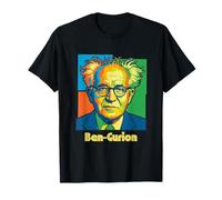 David Ben Gurion Primer Ministro de Israel Retro Cool Camiseta