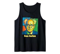 David Ben Gurion Primer Ministro de Israel Retro Cool Camiseta sin Mangas