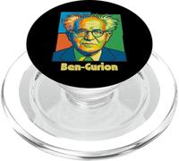 David Ben Gurion Primer Ministro de Israel Retro Cool PopSockets PopGrip para MagSafe