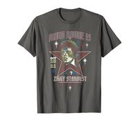 David Bowie - David Bowie es Ziggy Stardust Camiseta, Hombre, Asfalto, S
