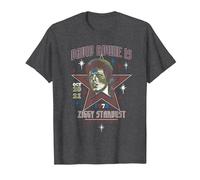 David Bowie - David Bowie es Ziggy Stardust Camiseta, Hombre, Jaspeado Oscuro, S