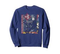 David Bowie - El Tour de la araña de Cristal Sudadera, Unisex para Adultos, Azul Marino, XL
