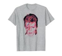 David Bowie - La Estrella más Bonita Camiseta, Hombre, Gris Jaspeado, 5XL