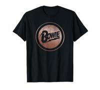 David Bowie Music Rock Rose Gold Circle Camiseta