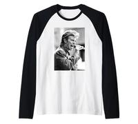 David Bowie Nunca me decepcionó el Tour de la araña de Cristal de Camiseta Manga Raglan