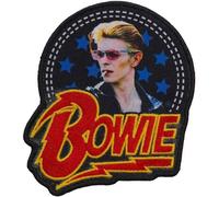 David Bowie Parche para fumar tejido con logotipo, multicolor, talla única
