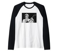 David Bowie Serious Moonlight Tour por Virginia Turbett Camiseta Manga Raglan